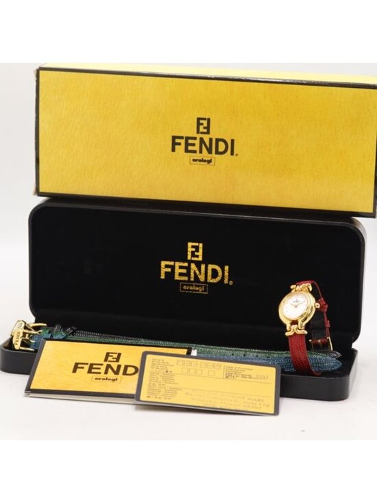 Fendi Quartz Change White Dial Watch